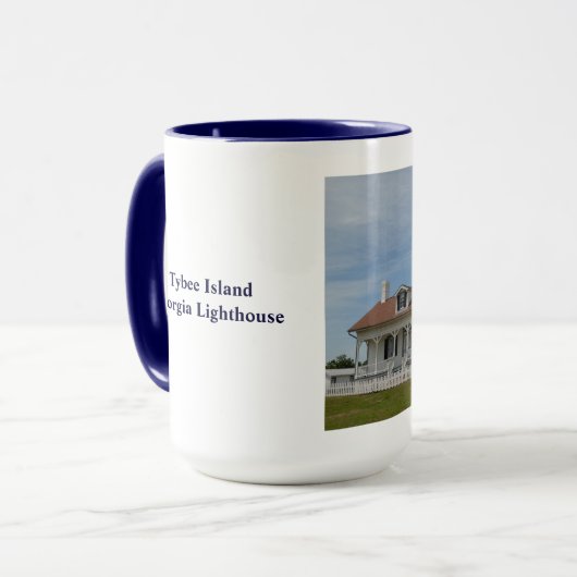 Tybee Island Lighthouse Georgia Tasse (Vorderseite Links)