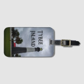 Tybee Island Lighthouse Gepäckanhänger (Vorderseite (Horizontal))