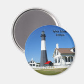 Tybee Island Lighthouse Magnet (Vorderseite/Rückseite)