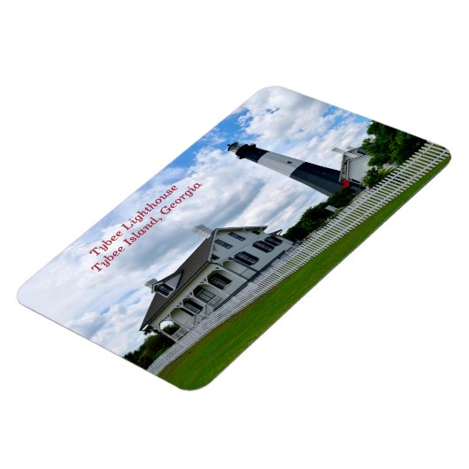 Tybee Island Lighthouse Magnet (Linke Seite)