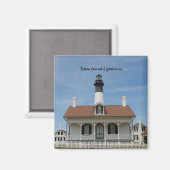 Tybee Island Lighthouse Magnet (Vorderseite/Rückseite)