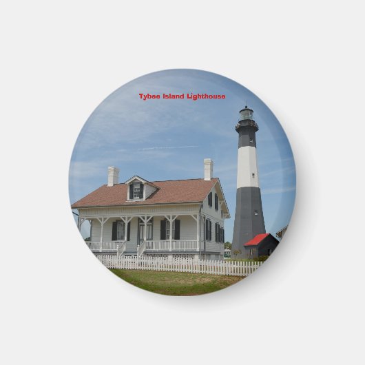Tybee Island Lighthouse Magnet (Vorne)