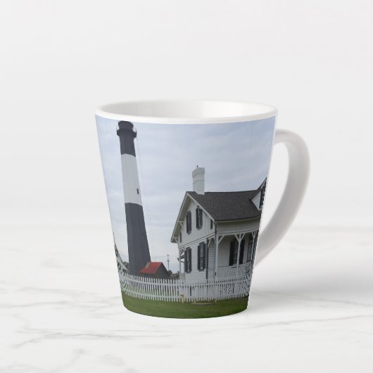 Tybee Island Lighthouse Milchtasse (Rechte Ecke)