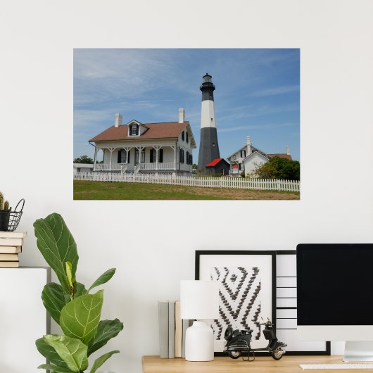 Tybee Island Lighthouse Poster (Heimbüro)