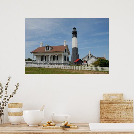 Tybee Island Lighthouse Poster (Küche)