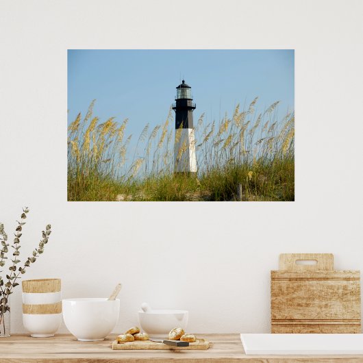 Tybee Island Lighthouse-Poster Poster (Küche)