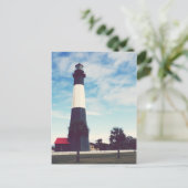 Tybee Island Lighthouse Postkarte (Stehend Vorderseite)