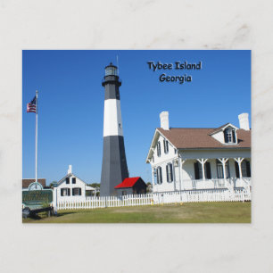 Tybee Island Lighthouse Postkarte