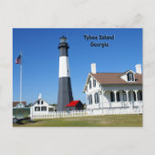 Tybee Island Lighthouse Postkarte (Vorderseite)
