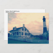 Tybee Island Lighthouse Postkarte (Vorne/Hinten)