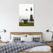 Tybee Island Lighthouse Station Canvas Print Leinwanddruck (Insitu (Schlafzimmer))