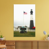 Tybee Island Lighthouse Station Canvas Print Leinwanddruck (Insitu (Wohnzimmer))