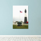 Tybee Island Lighthouse Station Canvas Print Leinwanddruck (Insitu (Holzboden))