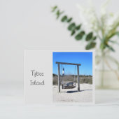 Tybee Island Swing Postcard Postkarte (Stehend Vorderseite)