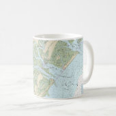 Tybee Island to Doboy Sound Nautical Chart 11509 Kaffeetasse (VorderseiteRechts)