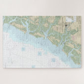 Tybee Island to Doboy Sound Nautical Chart 11509 Puzzle (Horizontal)