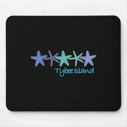 Tybee Island Tropical Vacation Beach Mousepad (Vorne)