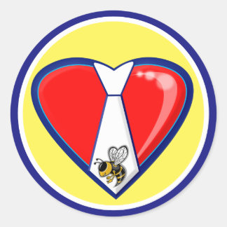 TYBEE LIEBE RUNDER AUFKLEBER