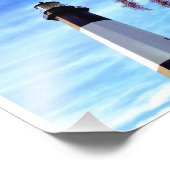 Tybee Lighthouse mit Palmetto Fotodruck (Ecke)