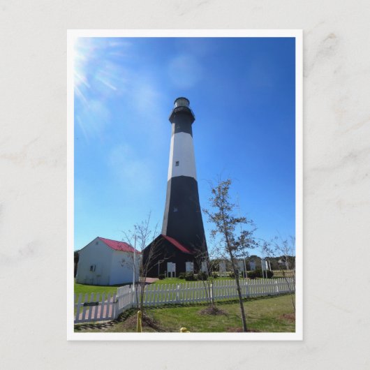 Tybee Lighthouse Postcard Postkarte (Vorderseite)