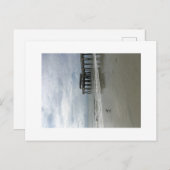 Tybee Pier Postkarte (Vorne/Hinten)