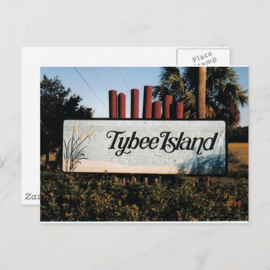 Tybee Postcard Postkarte (Vorne/Hinten)