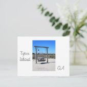 Tybee Swing Postcard Postkarte (Stehend Vorderseite)