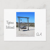 Tybee Swing Postcard Postkarte (Vorderseite)