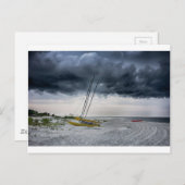 Tybeen Insel Strand Savannah Georgia Ozean sogar Postkarte (Vorne/Hinten)