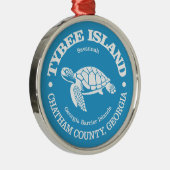 Tybeeninsel (Meeresschildkröte) Ornament Aus Metall (Rechts)