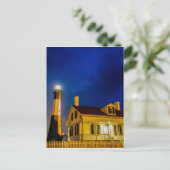 Tybeinsel Leuchtturm Savanne georgia Ozean sein Postkarte (Stehend Vorderseite)