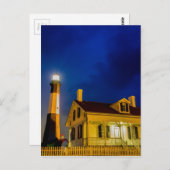 Tybeinsel Leuchtturm Savanne georgia Ozean sein Postkarte (Vorne/Hinten)