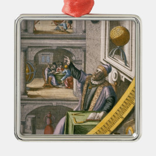 Tycho Brahe (1546-1601) alterte 40, unter seinem Silbernes Ornament