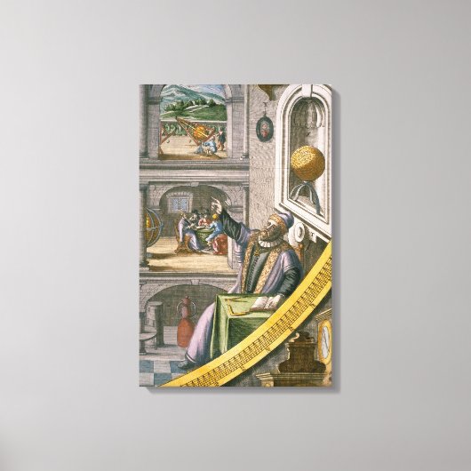 Tycho Brahe (1546-1601) im Alter von 40 Jahren, un Leinwanddruck (Vorderseite)