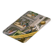 Tycho Brahe (1546-1601) im Alter von 40 Jahren, un Magnet (Linke Seite)