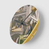 Tycho Brahe (1546-1601) im Alter von 40 Jahren, un Runde Wanduhr (Winkel)