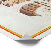 Tycho Brahe-Observatorium Uraniborg Poster (Ecke)