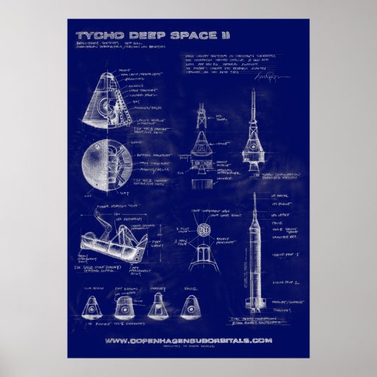 Tycho Deep Space II Concept Art Poster (Vorne)