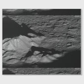 Tycho der Mond der Erde Krater-Zentralspitze Geschenkpapier (Flach)