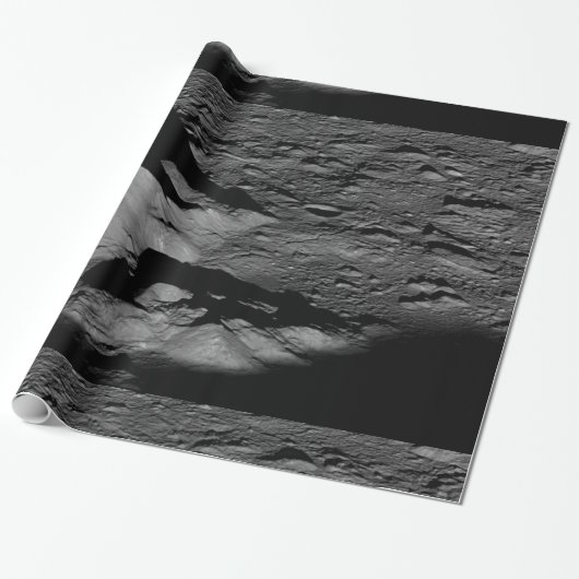 Tycho der Mond der Erde Krater-Zentralspitze Geschenkpapier (Ungerollt)