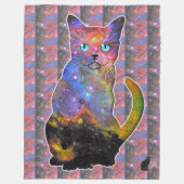 Tycho Space in Cat Fleece Blanket (Vorderseite)
