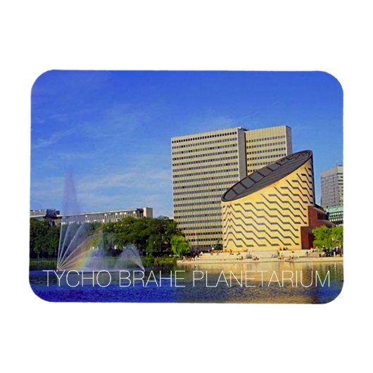 Tyco Brahe Planetarium Kopenhagen Magnet (Horizontal)