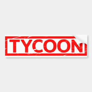 Tycoon-Briefmarke Autoaufkleber