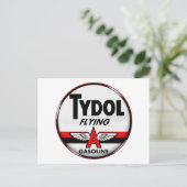 Tydol Flying Benzoline signieren Kristallversion Postkarte (Stehend Vorderseite)
