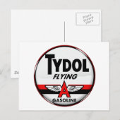 Tydol Flying Benzoline signieren Kristallversion Postkarte (Vorne/Hinten)