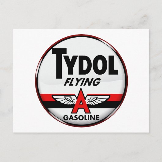 Tydol Flying Benzoline signieren Kristallversion Postkarte (Vorderseite)