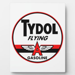 Tydol Flying Benzoline Vintages Zeichen Fotoplatte