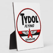 Tydol Flying Benzoline Vintages Zeichen Fotoplatte (Seite)