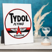 Tydol Flying Benzoline Vintages Zeichen Fotoplatte (Seite)