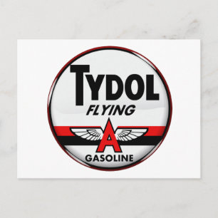 Tydol Flying Gasoline Schild Kristall-Version Postkarte
